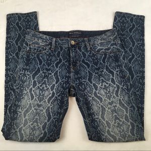 Cult Of Individuality 27 The Buckle Hombre Snakeskin Zen Mid Rise Skinny Jeans